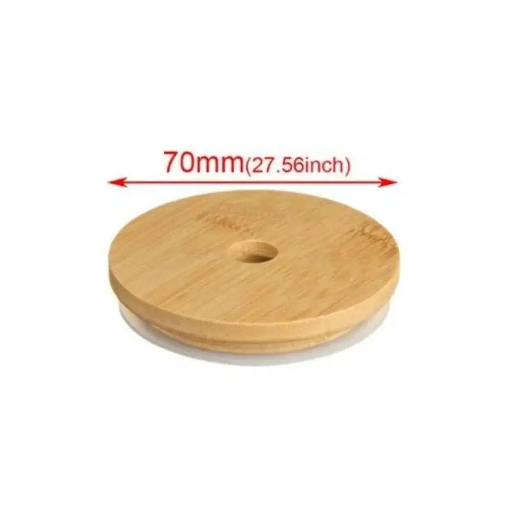 Bamboo Mason Jar & Bottle Canning Cap – Airtight Replacement Lid (70/86mm)