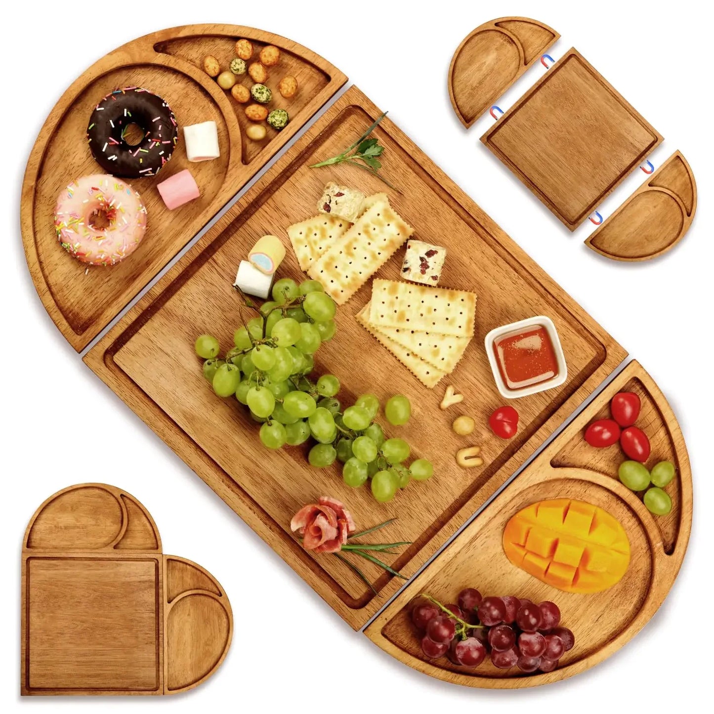 Magnetic Trio Charcuterie Board Set - Nanna's Unique Findings