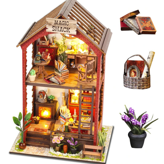 DIY Book Nook Kit with LED Lights - Nanna's Unique Findings