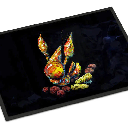 Crawfish Boiling Pot Doormat 18 × 27 inches and 24 × 36 inches - Nanna's Unique Findings