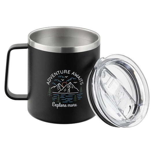 Insulated Camping Mug – Leakproof Travel Coffee Cup - Nanna's Unique Findings