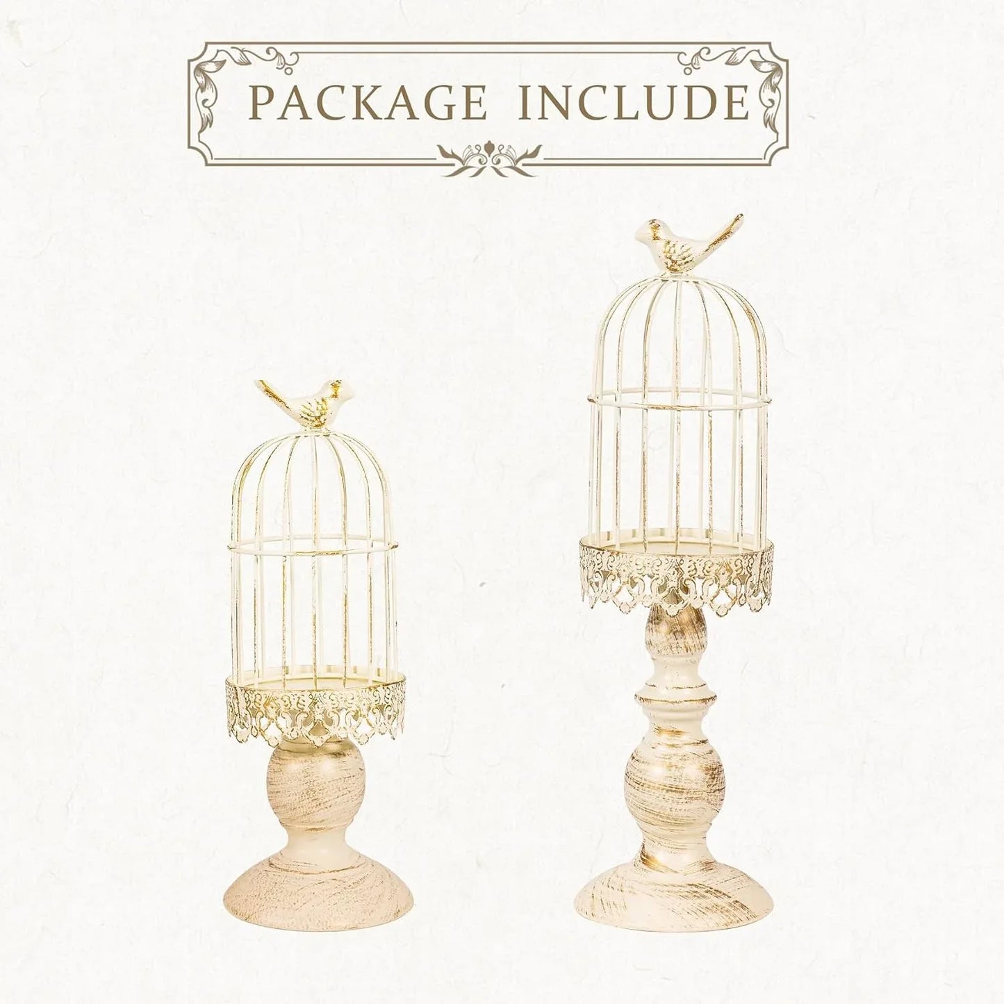 Two Birdies in a Cage: The Ultimate Candlelight Party Hosts for Your Table! - Nanna's Unique Findings