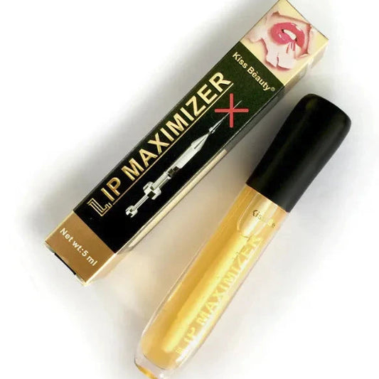 Lip maximizer with packaging on a white background