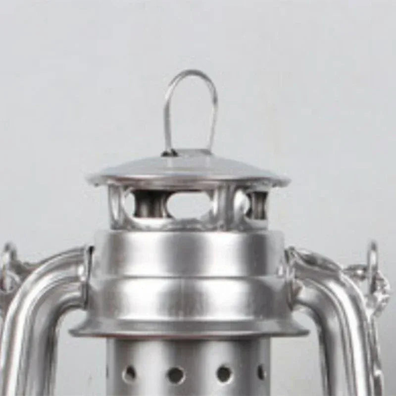 🕯️ Vintage Iron & Glass Hurricane Kerosene Lantern – Hanging Oil Lamp - Nanna's Unique Findings