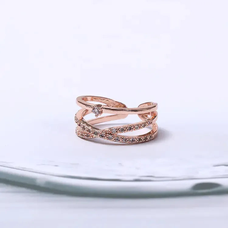 Vintage Adjustable Ring – Gold & Silver Plated Alloy Women’s Jewelry - Nanna's Unique Findings