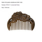 Antique Mini Sandalwood Comb – Hand‑Polished Green Sandalwood