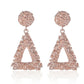 Vintage Geometric Statement Earrings - Bold Drop Earrings