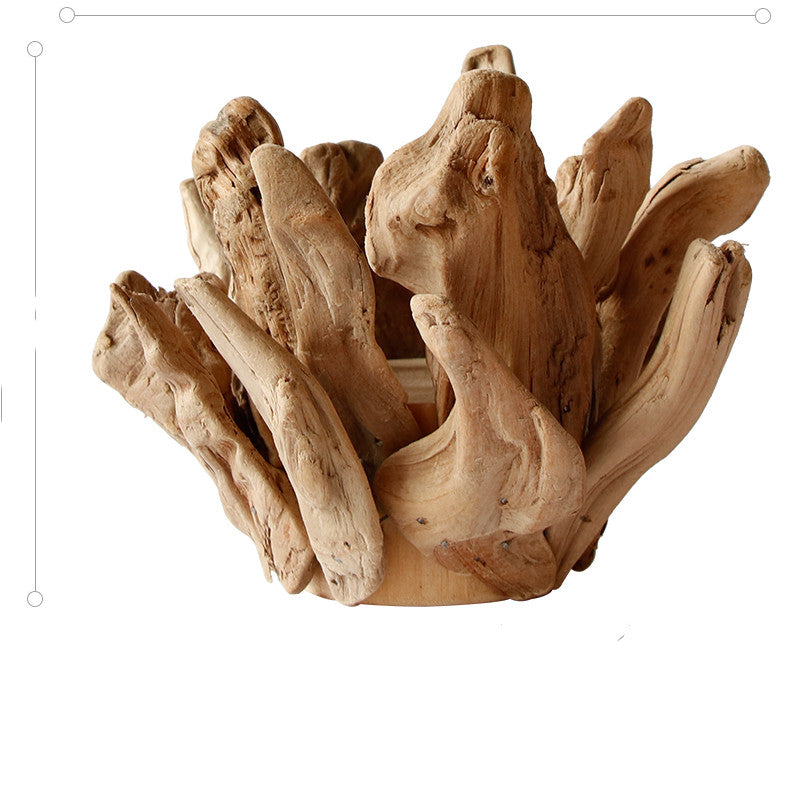 Handmade Wooden Candle Holder – Rustic Country Home Accent