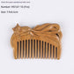 Antique Mini Sandalwood Comb – Hand‑Polished Green Sandalwood