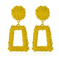 Vintage Geometric Statement Earrings - Bold Drop Earrings