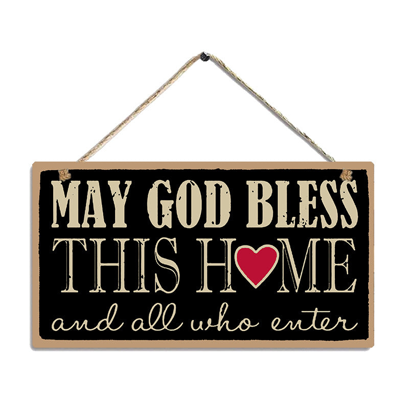 Rustic Farmhouse Wooden Word Sign - Vintage Wall Décor