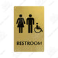 Funny Vintage Bathroom Sign - Retro Toilet Humor Metal Wall Plaque