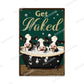 Funny Vintage Bathroom Sign - Retro Toilet Humor Metal Wall Plaque