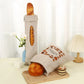 Linen Bread Bag – Reusable Portable French Baguette & Toast Pull Bag - Nanna's Unique Findings
