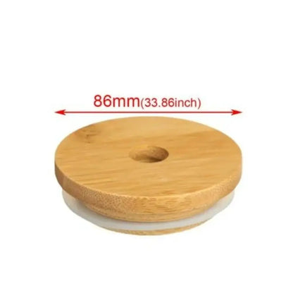 Bamboo Mason Jar & Bottle Canning Cap – Airtight Replacement Lid (70/86mm)