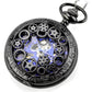 Vintage Mechanical Pocket Watch - Steampunk Gear Design
