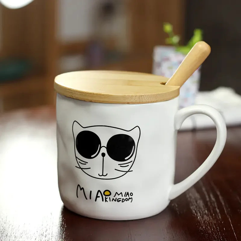 Cat Ceramic Mug The Purr-fect Coffee Cup for Cat Lovers - Nanna's Unique Findings