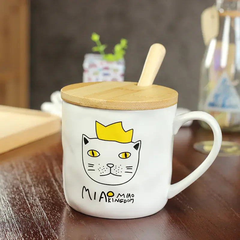 Cat Ceramic Mug The Purr-fect Coffee Cup for Cat Lovers - Nanna's Unique Findings