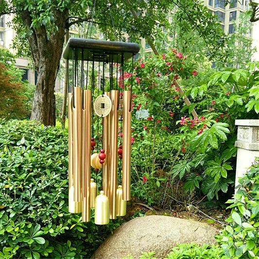 Vintage Wind Chime Clock – Timeless Charm for Garden & Patio - Nanna's Unique Findings