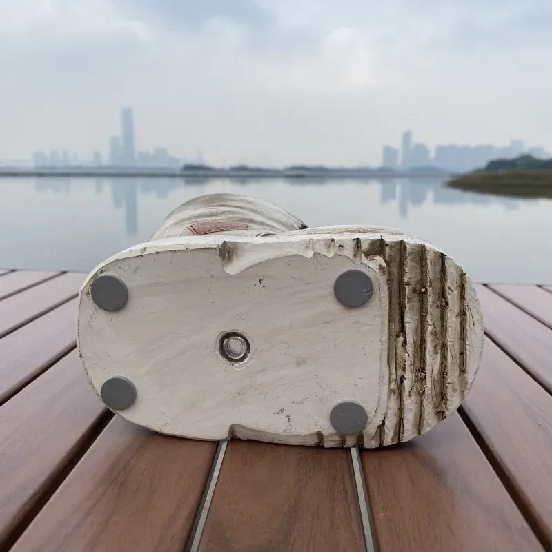 Creative Distressed Boot‑Shape Resin Flower Pot – Rustic Sneaker Planter for Garden & Home Décor - Nanna's Unique Findings