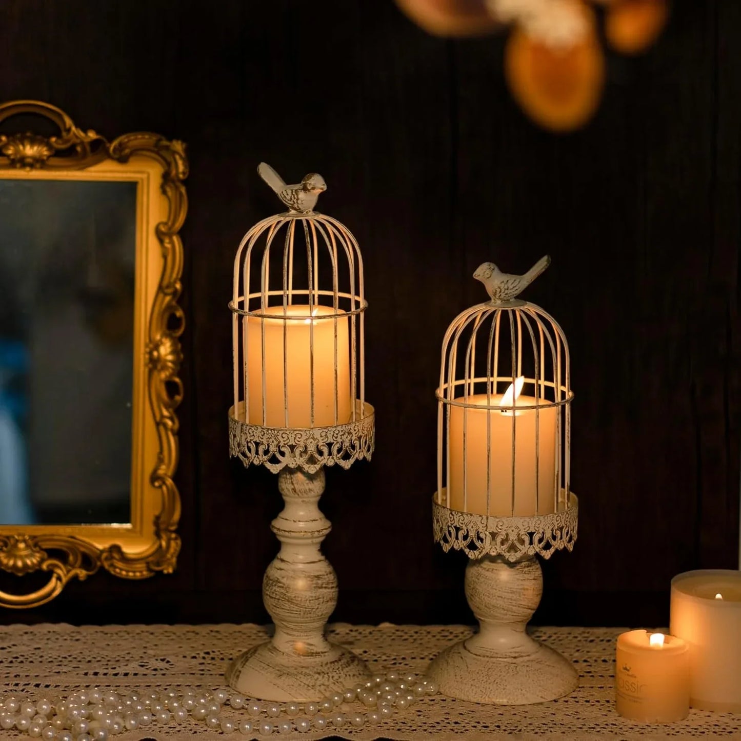 Two Birdies in a Cage: The Ultimate Candlelight Party Hosts for Your Table! - Nanna's Unique Findings