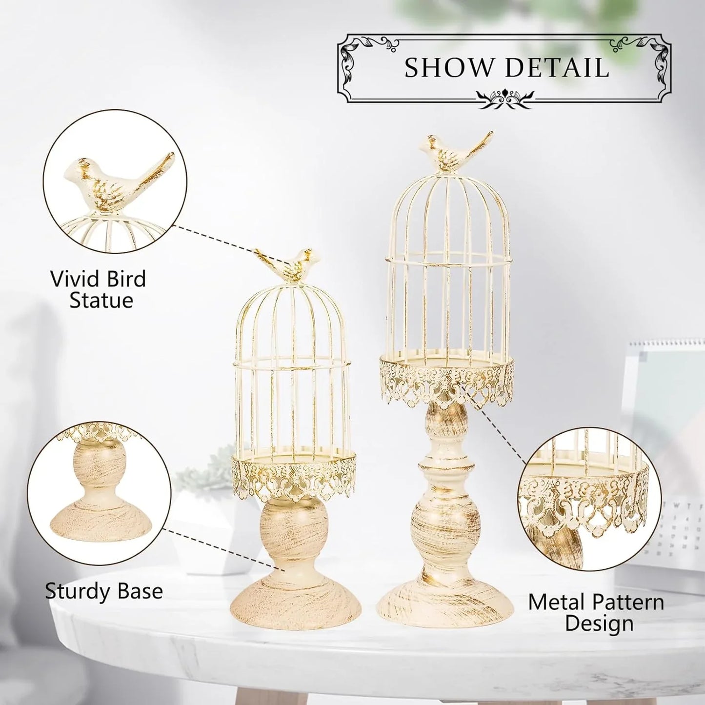 Two Birdies in a Cage: The Ultimate Candlelight Party Hosts for Your Table! - Nanna's Unique Findings