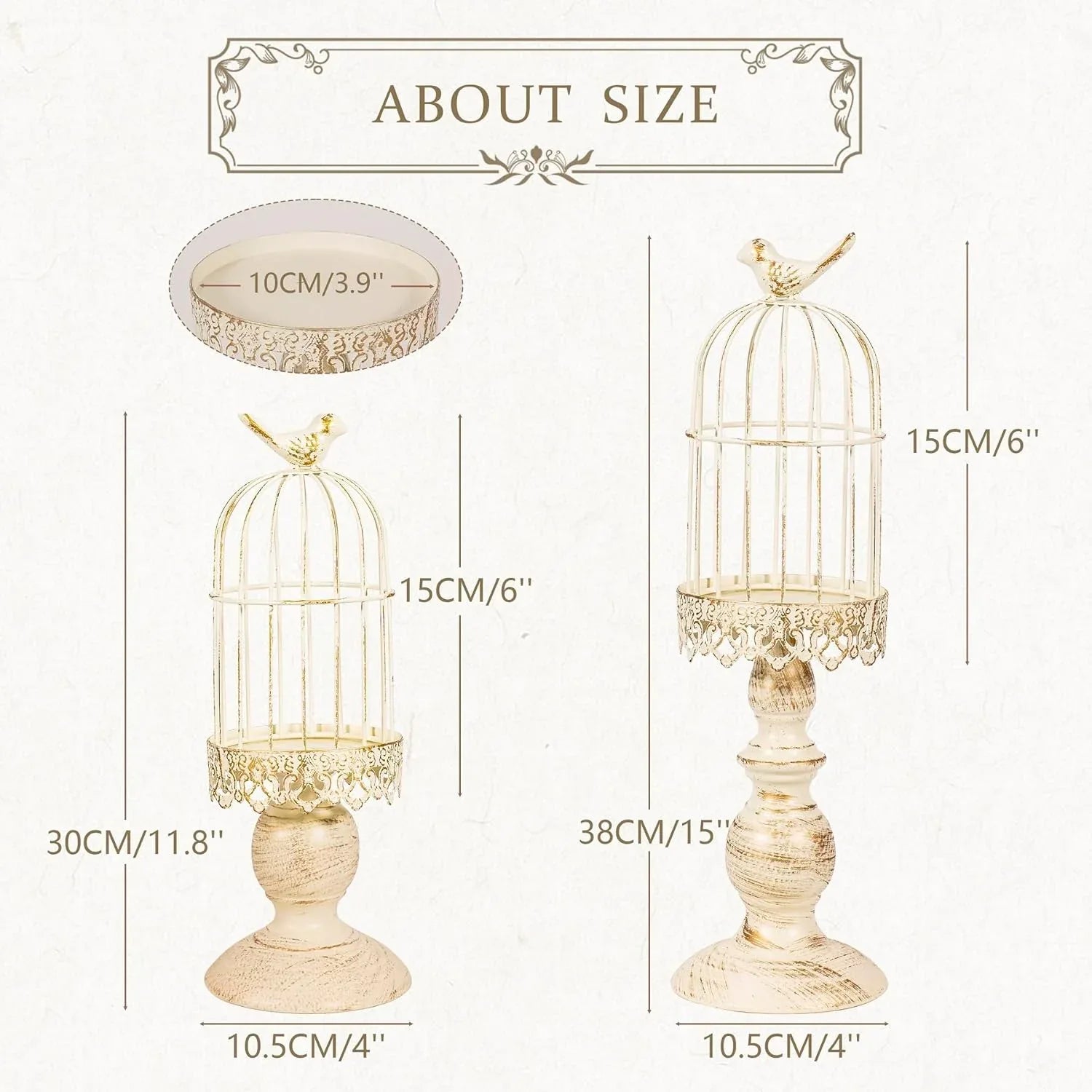 Two Birdies in a Cage: The Ultimate Candlelight Party Hosts for Your Table! - Nanna's Unique Findings
