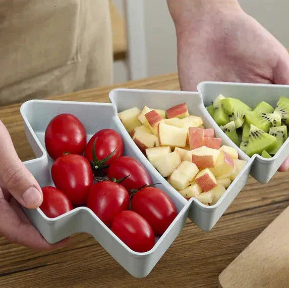 Christmas Tree Festive Home Snack Server Great for Holiday Parties - Nanna's Unique Findings