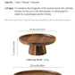 Wooden Round Dessert Plate - Creative Food Serving Tray - Nanna's Unique Findings