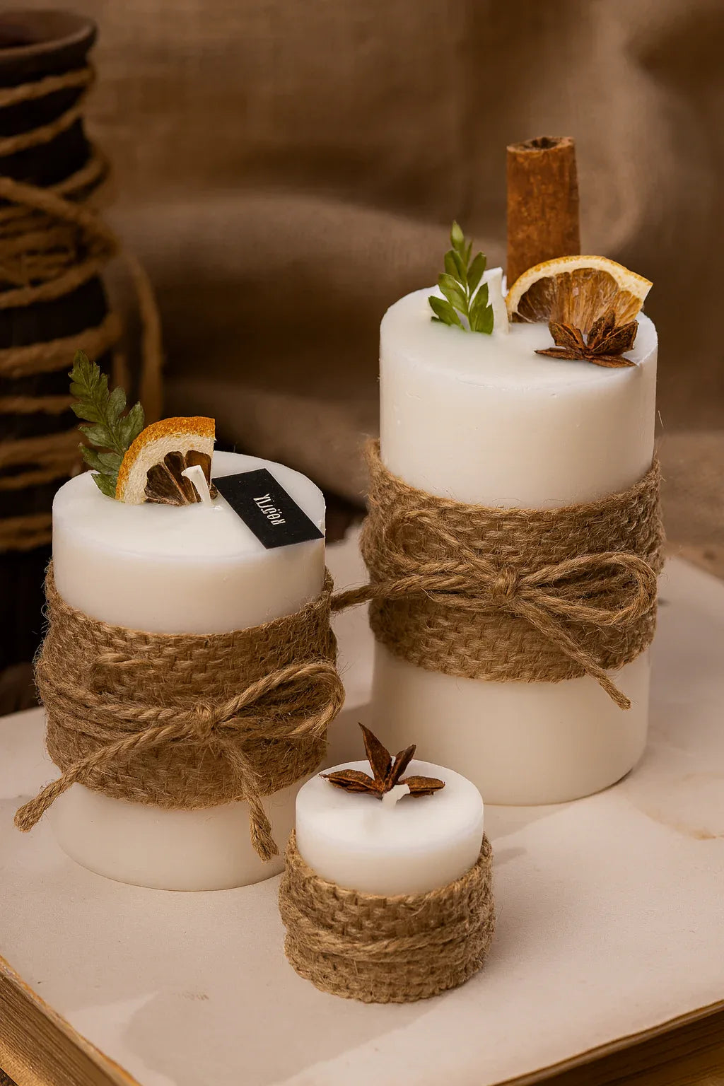 Smokeless Scented Candle – Rustic Farmhouse Glow Eco‑Friendly Soy Wax with Essential Oils - Nanna's Unique Findings