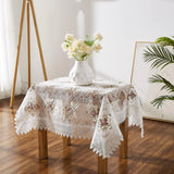 LinenZone Farmhouse Lace Tablecloths & Table Runners – Embroidered Floral Rustic Decor - Nanna's Unique Findings
