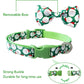 Christmas Dog Collar with Bow Tie 2 Pack Holiday Pet Collars - Nanna's Unique Findings