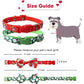 Christmas Dog Collar with Bow Tie 2 Pack Holiday Pet Collars - Nanna's Unique Findings